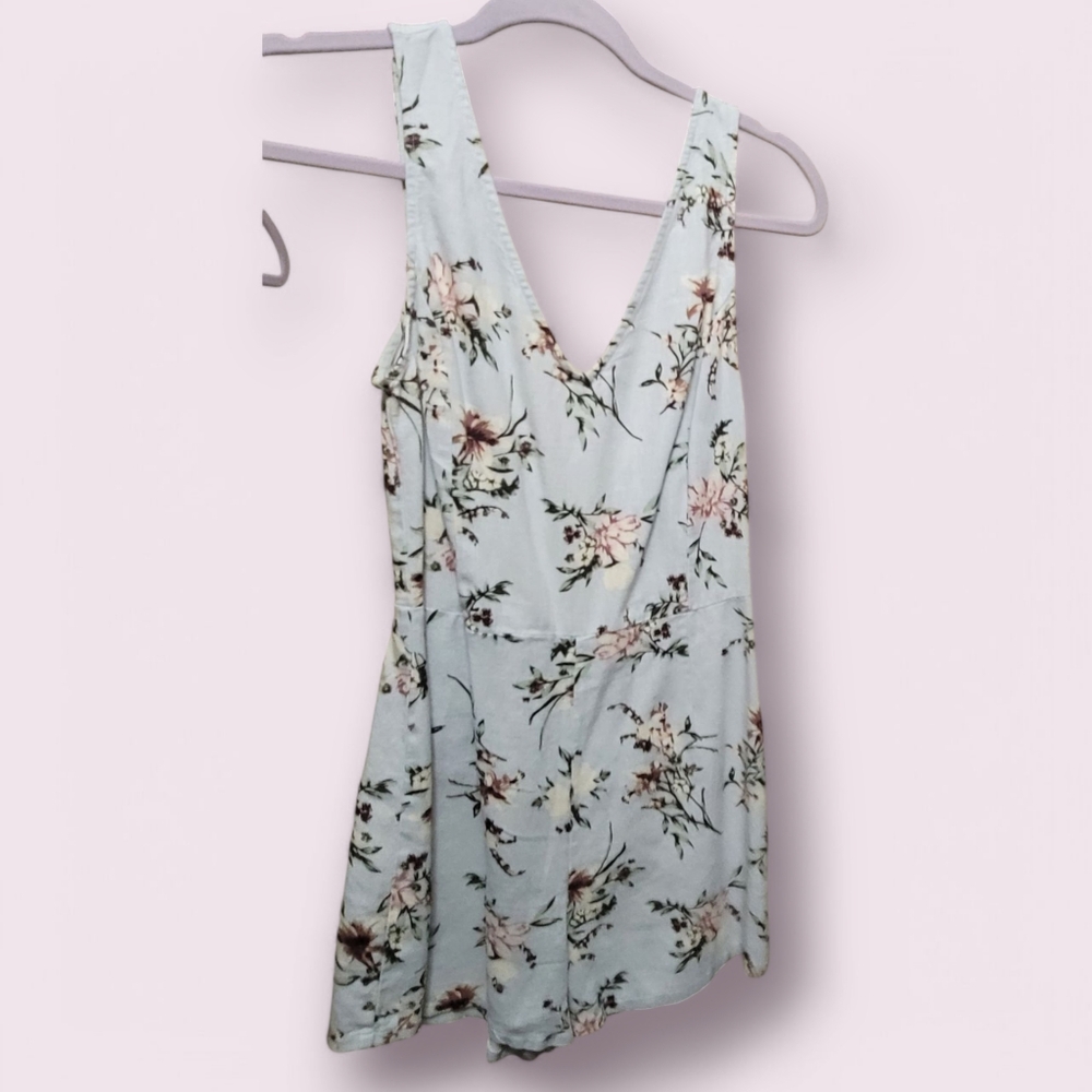 Floral Sleeveless Romper